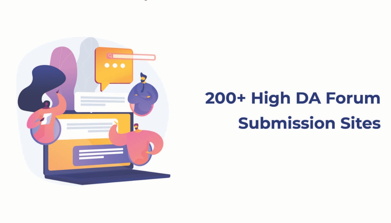 200+ High DA Forum Submission Sites